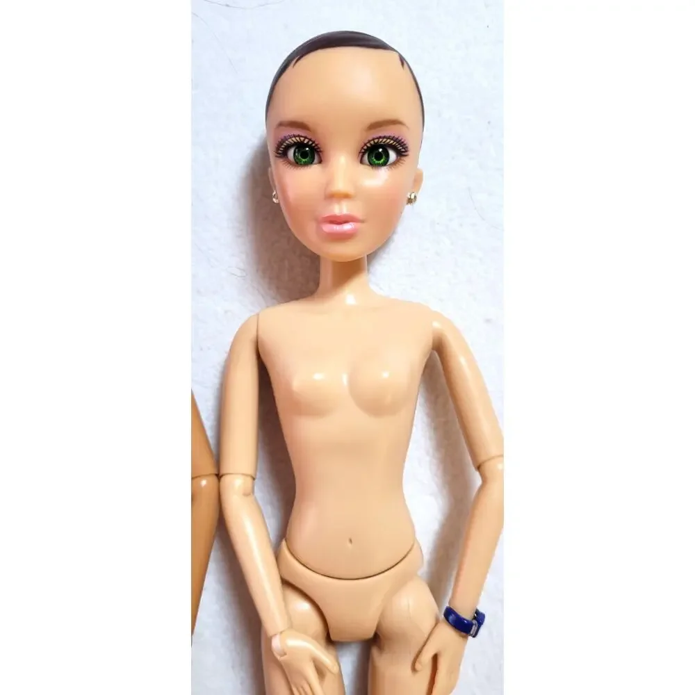 Vtg 2009 Spin Master Liv Dolls Sophie Alexis Lot Bald Nude Wave 1 Articulated
